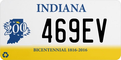 IN license plate 469EV