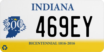 IN license plate 469EY