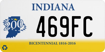 IN license plate 469FC