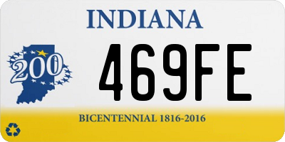 IN license plate 469FE