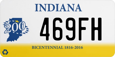 IN license plate 469FH