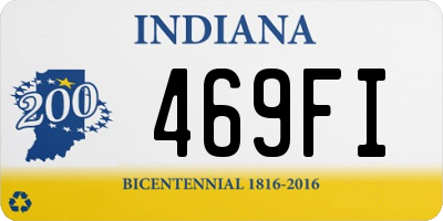 IN license plate 469FI