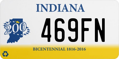 IN license plate 469FN