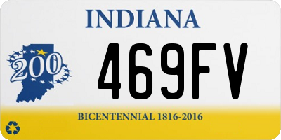 IN license plate 469FV