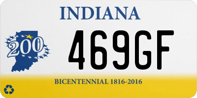 IN license plate 469GF