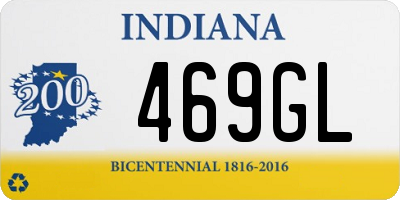 IN license plate 469GL