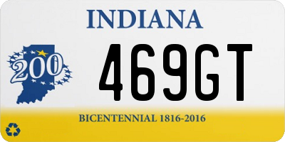 IN license plate 469GT