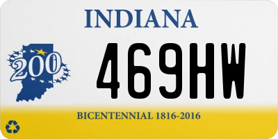 IN license plate 469HW