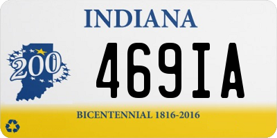 IN license plate 469IA