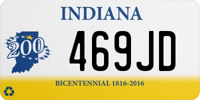 IN license plate 469JD