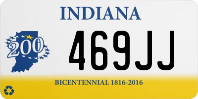 IN license plate 469JJ