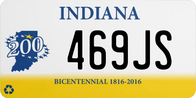 IN license plate 469JS