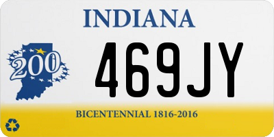 IN license plate 469JY