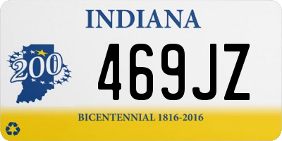 IN license plate 469JZ