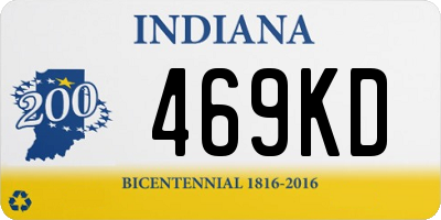 IN license plate 469KD