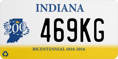 IN license plate 469KG