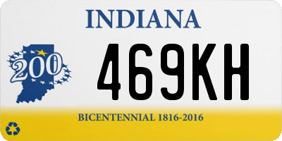 IN license plate 469KH