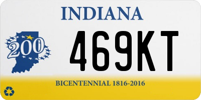 IN license plate 469KT