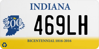 IN license plate 469LH