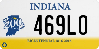 IN license plate 469LO