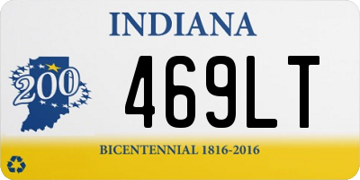 IN license plate 469LT