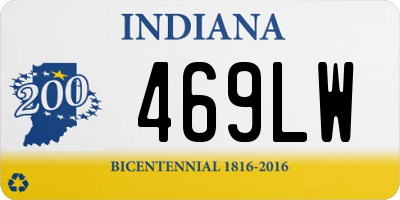 IN license plate 469LW