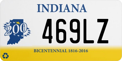 IN license plate 469LZ