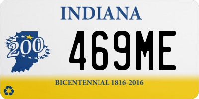 IN license plate 469ME