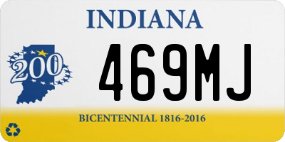 IN license plate 469MJ