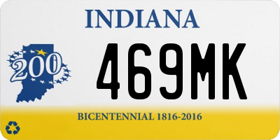 IN license plate 469MK