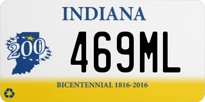 IN license plate 469ML