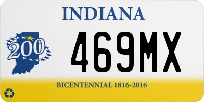 IN license plate 469MX