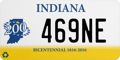 IN license plate 469NE