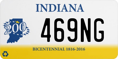 IN license plate 469NG