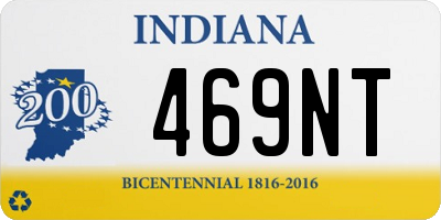 IN license plate 469NT