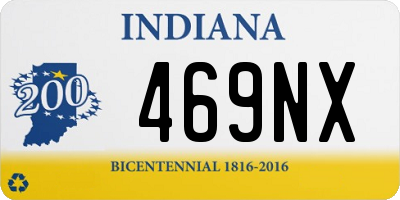 IN license plate 469NX