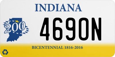 IN license plate 469ON