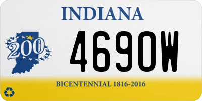 IN license plate 469OW