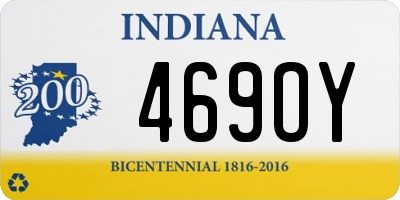 IN license plate 469OY