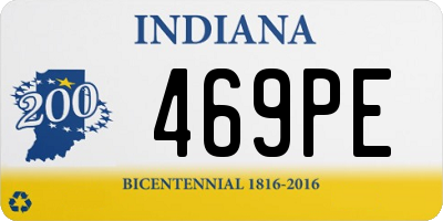 IN license plate 469PE