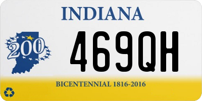 IN license plate 469QH