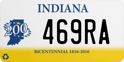 IN license plate 469RA