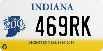 IN license plate 469RK