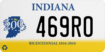 IN license plate 469RO