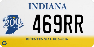 IN license plate 469RR