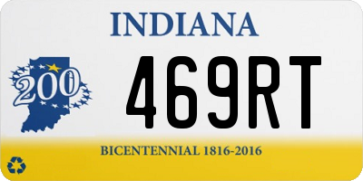 IN license plate 469RT