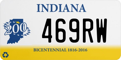 IN license plate 469RW