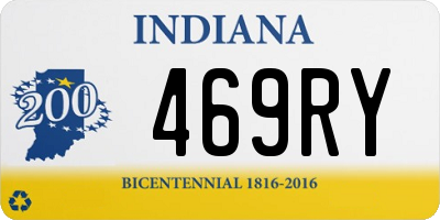 IN license plate 469RY
