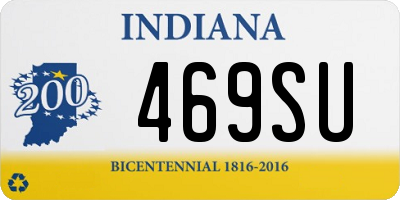 IN license plate 469SU