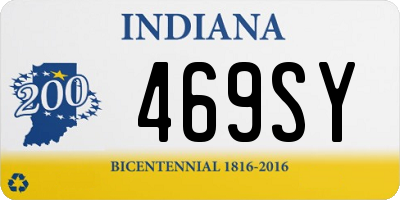 IN license plate 469SY